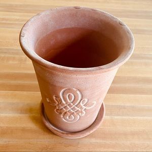 SLAH Signature Terra Cotta Flower Pot Display No Box